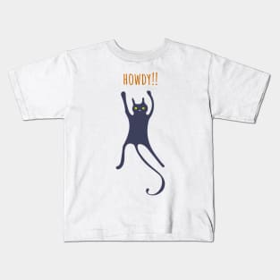 Howdy Cats Kids T-Shirt